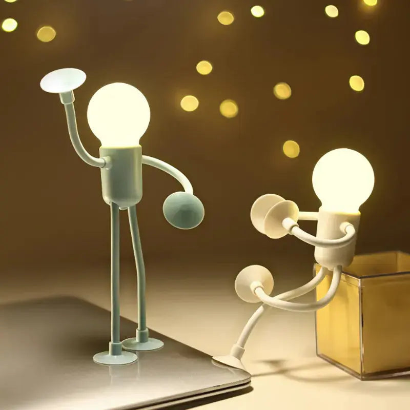 LED Night Light Flexible Suction Cups USB Rechargeable