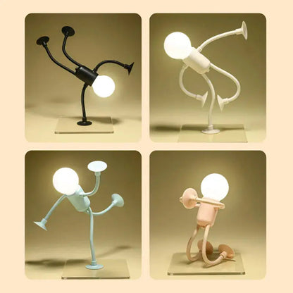 LED Night Light Flexible Suction Cups USB Rechargeable