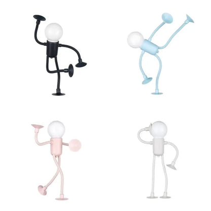 LED Night Light Flexible Suction Cups USB Rechargeable