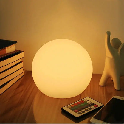 LED Table Lamp 16-Color Remote & USB Rechargeable
