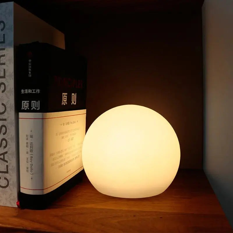 LED Table Lamp 16-Color Remote & USB Rechargeable