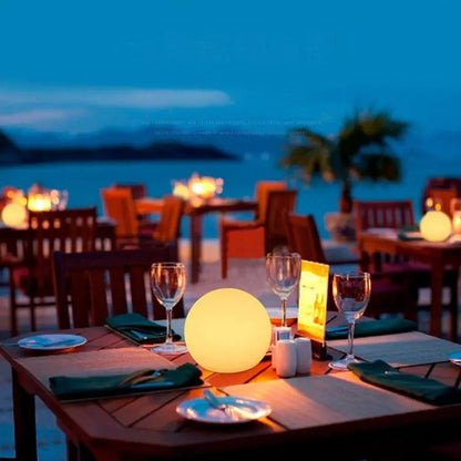 LED Table Lamp 16-Color Remote & USB Rechargeable