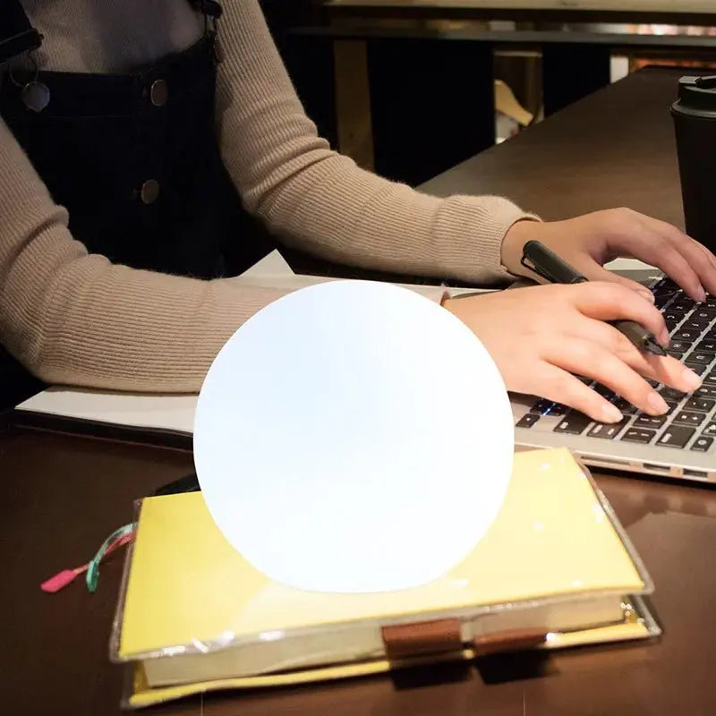 LED Table Lamp 16-Color Remote & USB Rechargeable