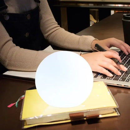 LED Table Lamp 16-Color Remote & USB Rechargeable