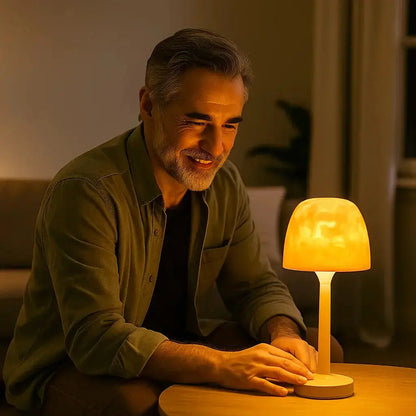 LED Table Lamp RGB Color-Changing Touch & Remote Rechargeable Battery