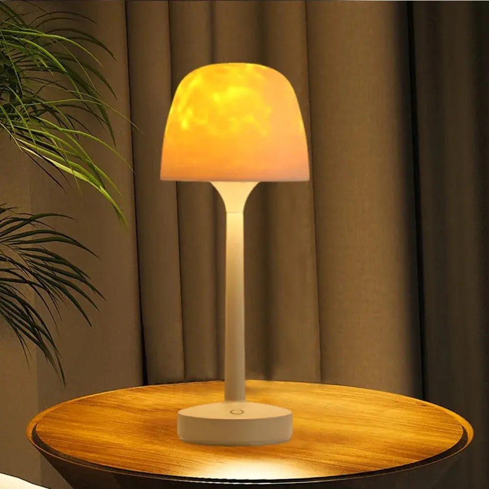 LED Table Lamp RGB Color-Changing Touch & Remote Rechargeable Battery