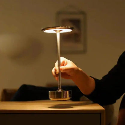 LED Table Lamp Wireless USB Rechargeable Three Brightness Levels
