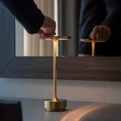 LED Table Lamp Wireless USB Rechargeable Three Brightness Levels