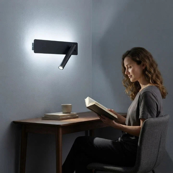 LED Wall Light Dual Ambient & Reading USB Charging