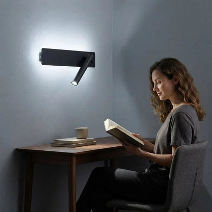 LED Wall Light Dual Ambient & Reading USB Charging