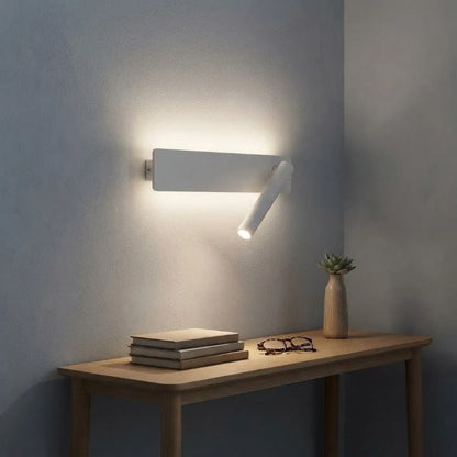 LED Wall Light Dual Ambient & Reading USB Charging