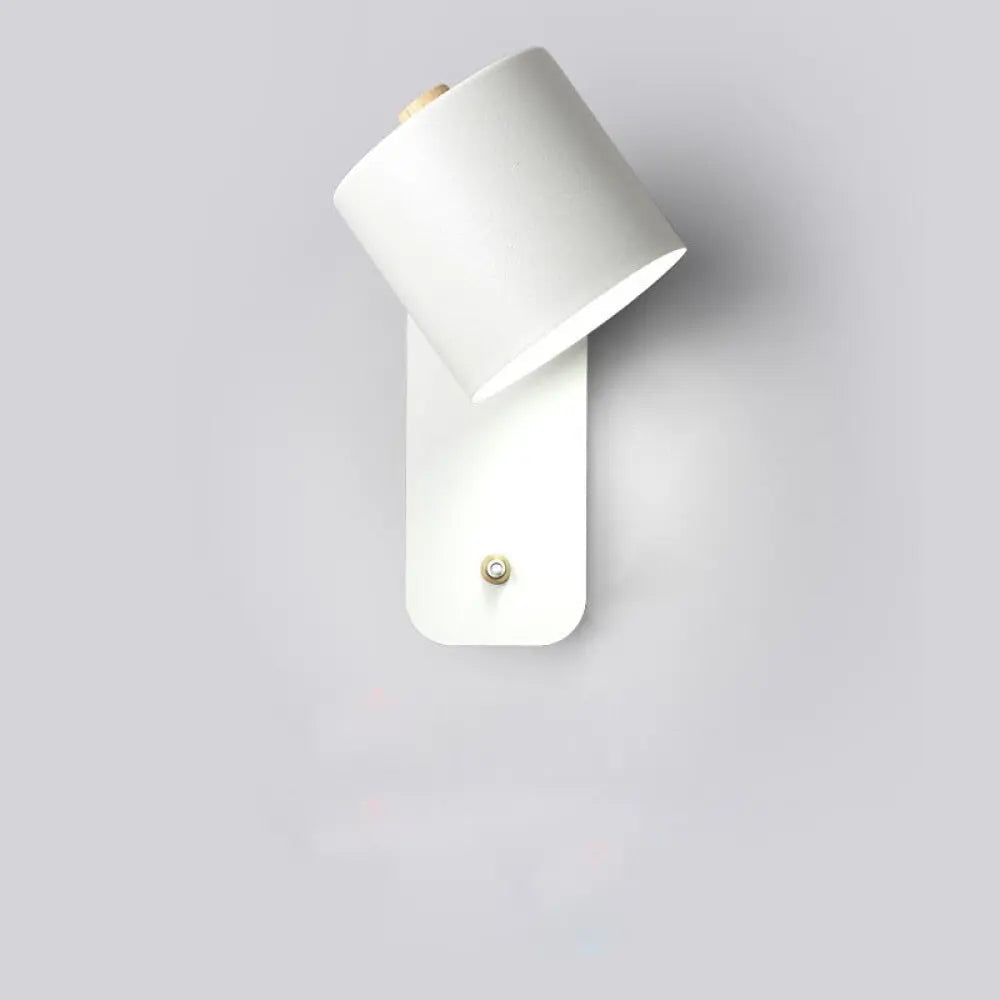 LED Wall Light Integrated Switch Modern Metal