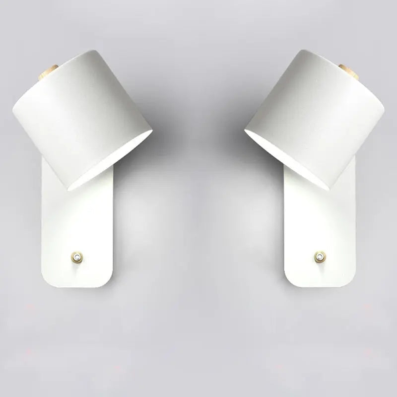 LED Wall Light Integrated Switch Modern Metal