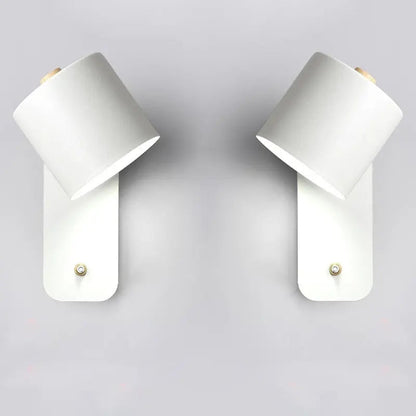 LED Wall Light Integrated Switch Modern Metal