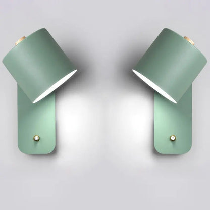 LED Wall Light Integrated Switch Modern Metal