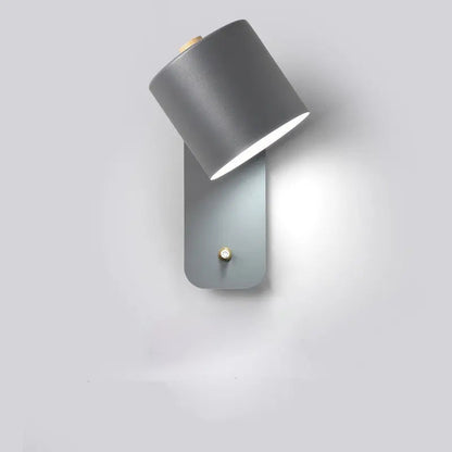 LED Wall Light Integrated Switch Modern Metal
