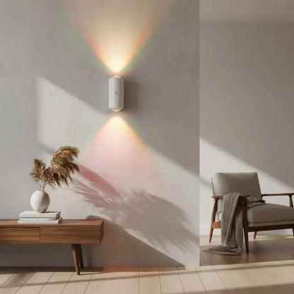 LED Wall Light Motion Sensor RGB USB Rechargeable