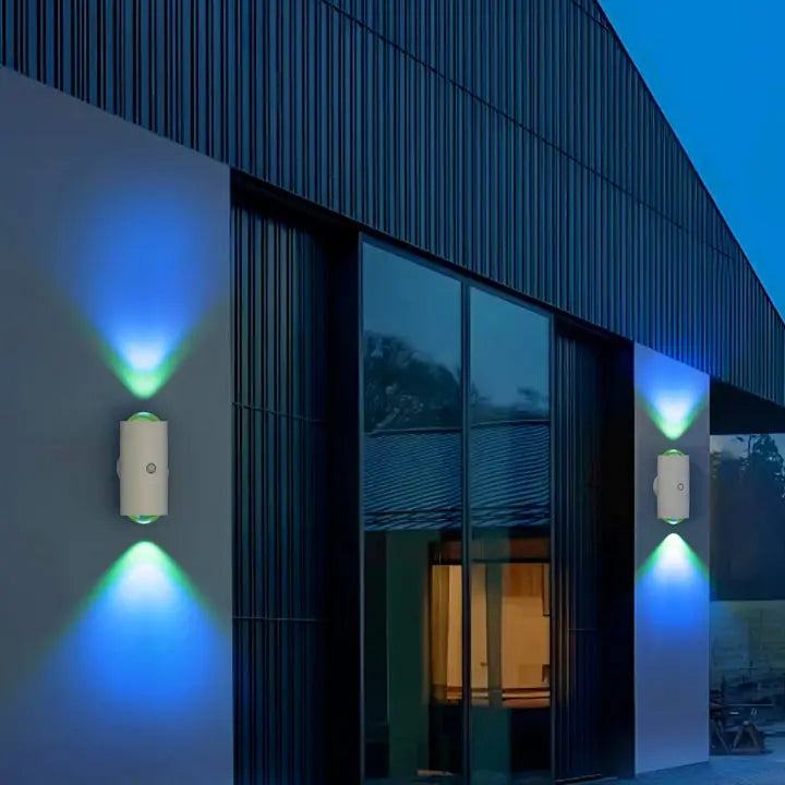 LED Wall Light Motion Sensor RGB USB Rechargeable