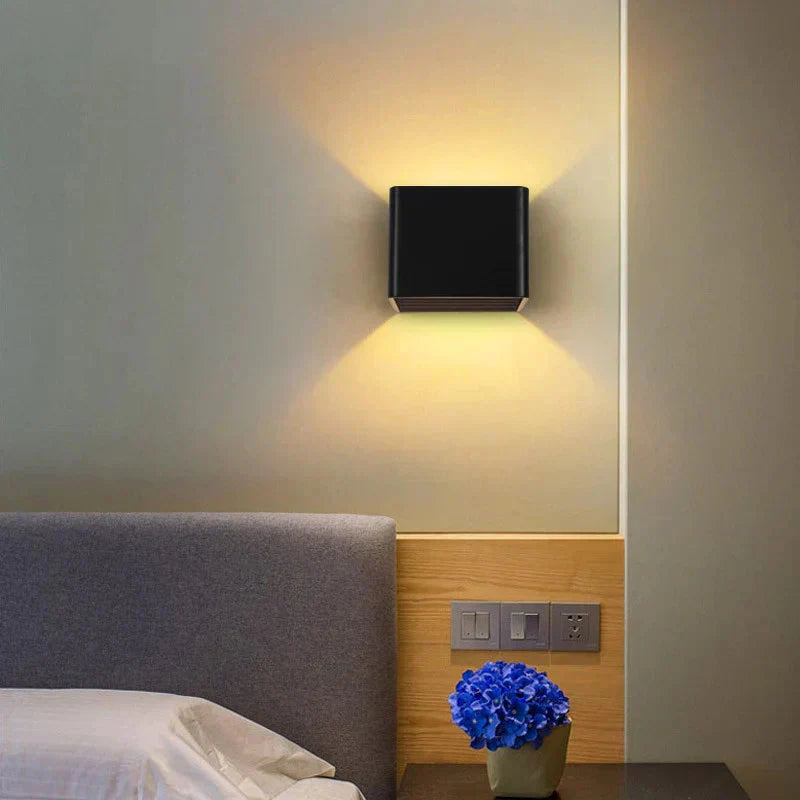 LED Wall Light Rechargeable Dimmable Set of 2