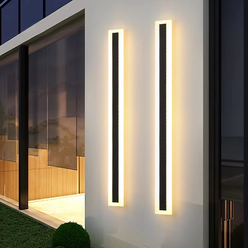 LED Wall Light Slim IP67 Weatherproof Warm & Cool