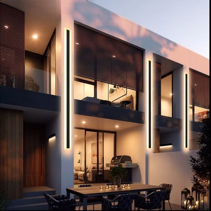 LED Wall Light Slim IP67 Weatherproof Warm & Cool