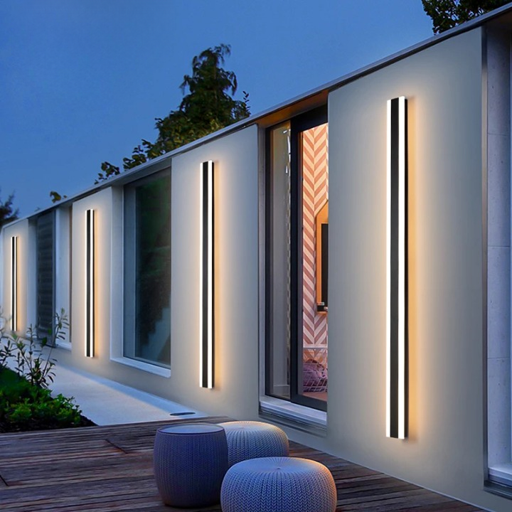 LED Wall Light Slim IP67 Weatherproof Warm & Cool