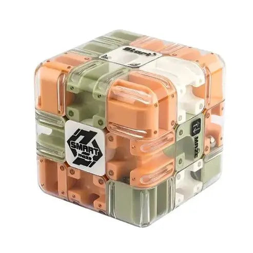 Labyrinth Cube Transparent ABS With Stainless Steel Ball