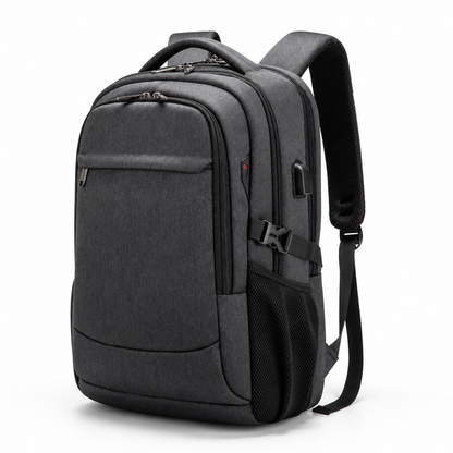 Laptop Backpack Hidden Anti-Theft Pocket USB Charging Padded Compartment