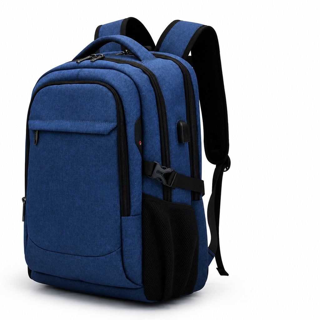 Laptop Backpack Hidden Anti-Theft Pocket USB Charging Padded Compartment