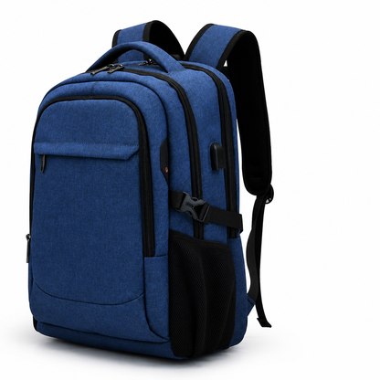 Laptop Backpack Hidden Anti-Theft Pocket USB Charging Padded Compartment