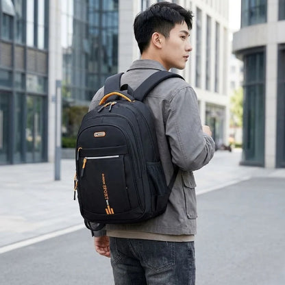 Laptop Backpack Waterproof Oxford Fits 15-Inch Anti-Theft Zippers