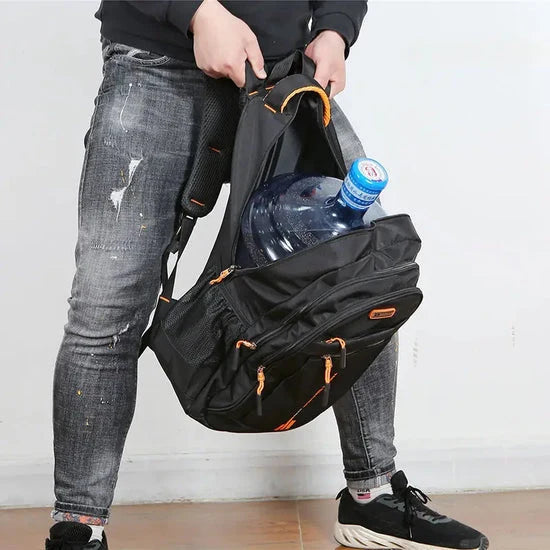 Laptop Backpack Waterproof Oxford Fits 15-Inch Anti-Theft Zippers