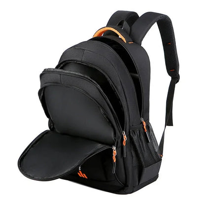 Laptop Backpack Waterproof Oxford Fits 15-Inch Anti-Theft Zippers