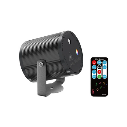 Laser Party Light Music-Synchronized Remote Control & USB Powered