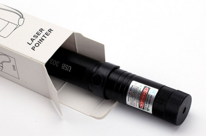 Laser Pointer Adjustable Focus USB Rechargeable