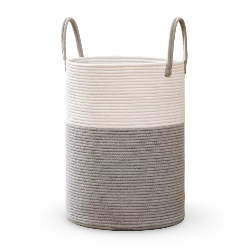Laundry Basket Extra-Tall 58 L Reinforced Handles