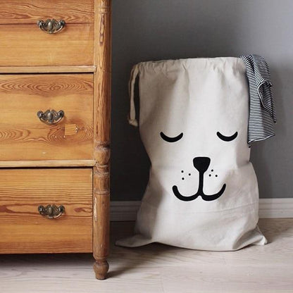 Laundry Basket Foldable Fabric Reinforced Handles Funny Sayings