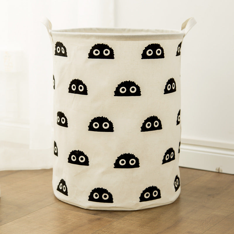 Laundry Basket Foldable Fabric Reinforced Handles Funny Sayings