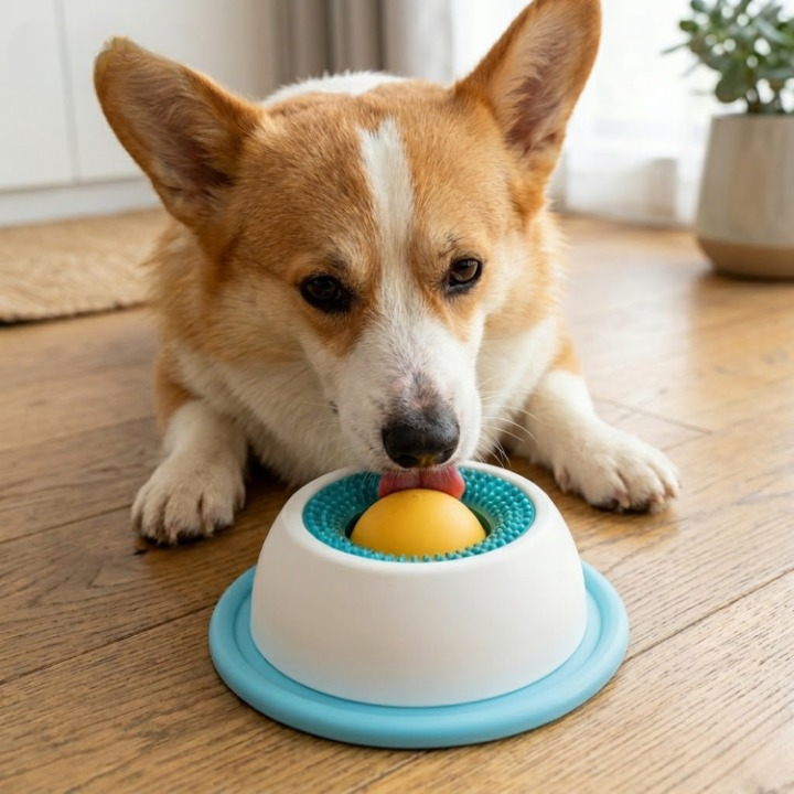 Lick Mat Textured Slow-Feed BPA-Free Silicone Base