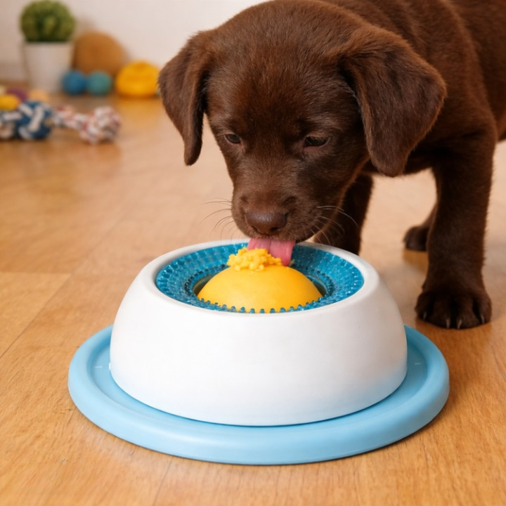 Lick Mat Textured Slow-Feed BPA-Free Silicone Base