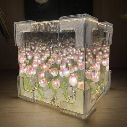 Light Box Acrylic Infinite Mirror & Warm LED