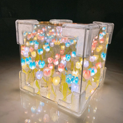 Light Box Acrylic Infinite Mirror & Warm LED