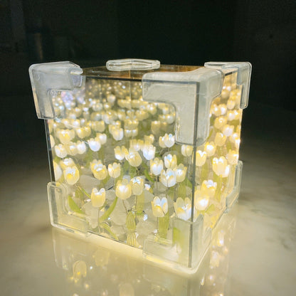 Light Box Acrylic Infinite Mirror & Warm LED