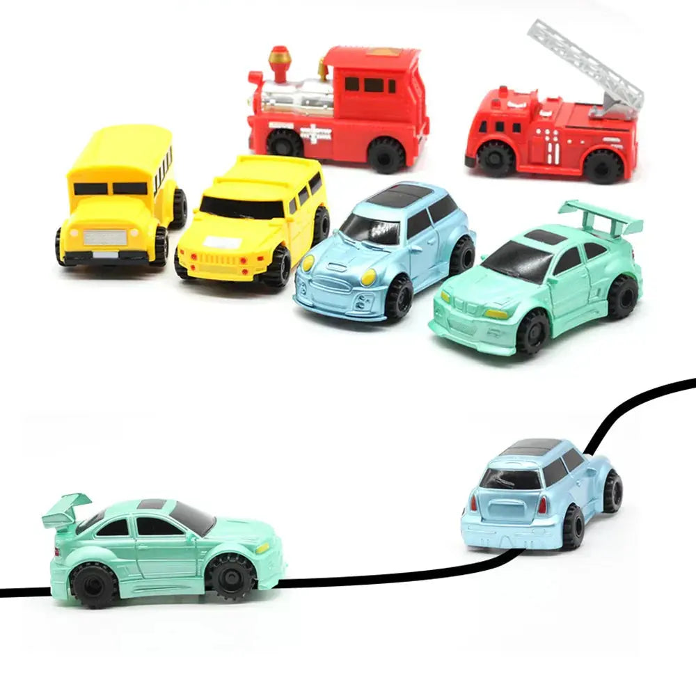 Line-Following Toy Car Induction Sensor Screen-Free Three Designs