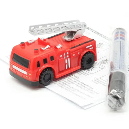 Line-Following Toy Car Induction Sensor Screen-Free Three Designs