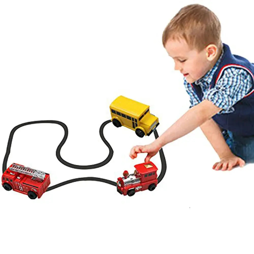 Line-Following Toy Car Induction Sensor Screen-Free Three Designs