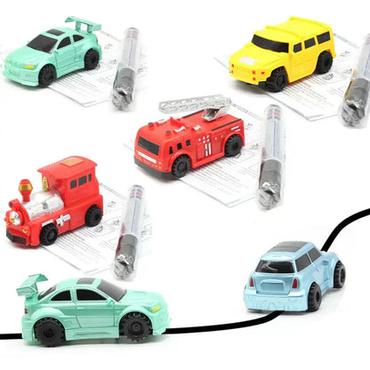 Line-Following Toy Car Induction Sensor Screen-Free Three Designs