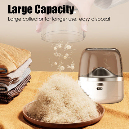 Lint Remover USB-C Rechargeable Integrated Suction & Removable Bin