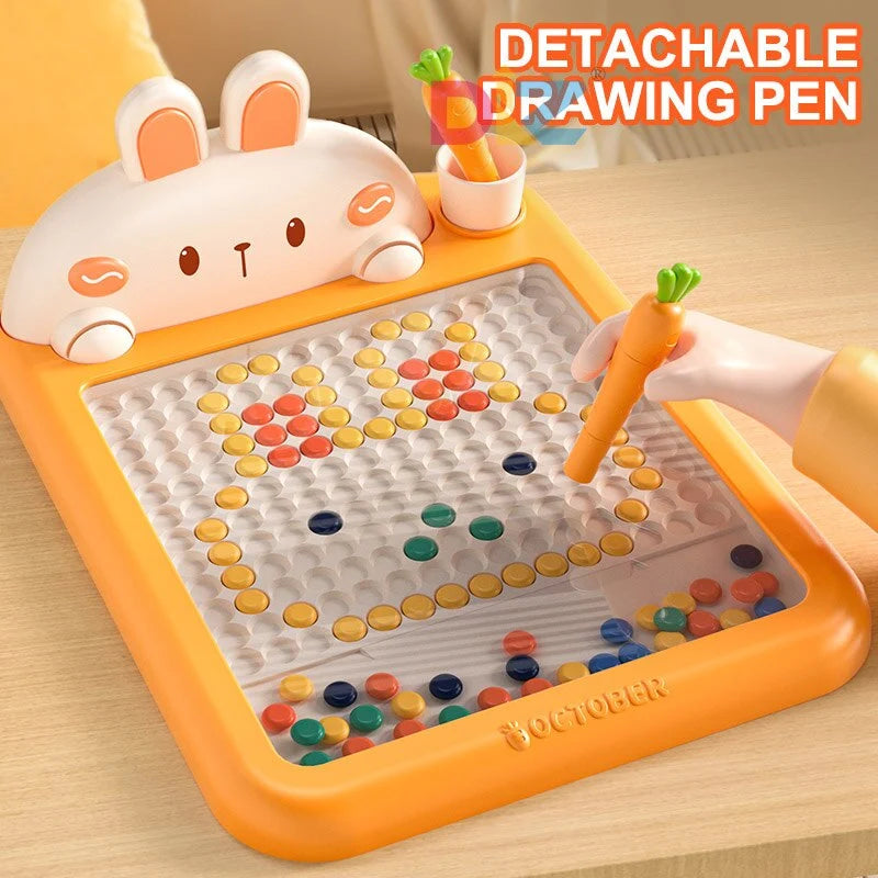 Magnetic Drawing Board Instant Erase Bunny Design
