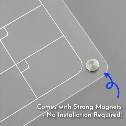 Magnetic Fridge Calendar Strong Magnets Writable & Erasable